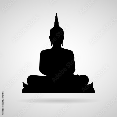 Buddha icon great for any use. Vector EPS10.