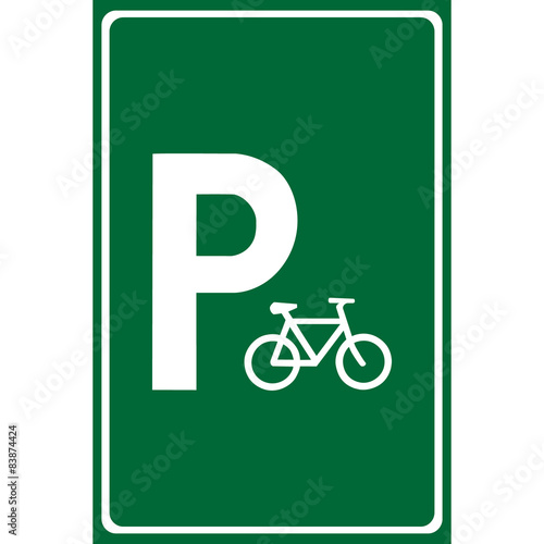 Parking for bicycle icon great for any use. Vector EPS10.
