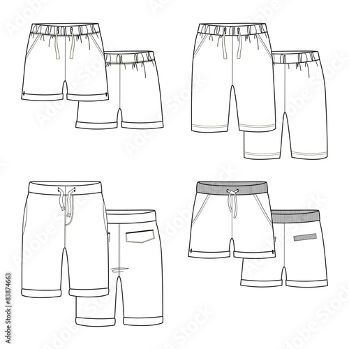 White shorts.