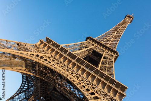 Eiffel tower in Paris on sunrise © LorenaCirstea