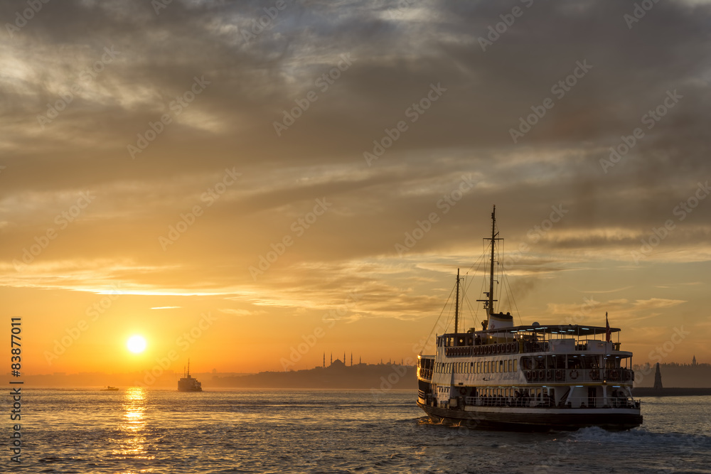 Sunset At Istanbul, Turkey