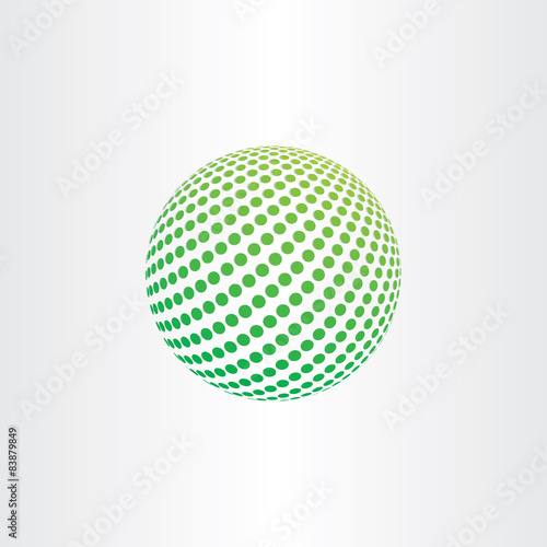 green eco globe ball icon © Blasko Rizov