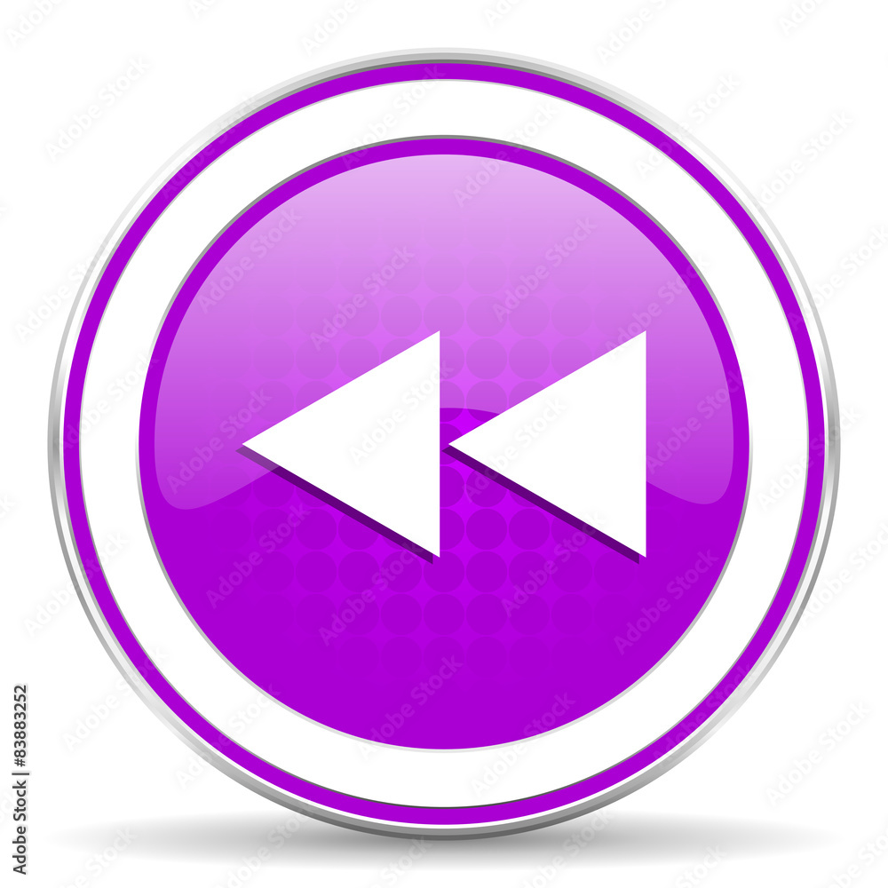 rewind violet icon rewind violet icon