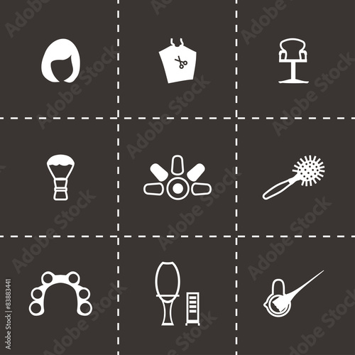Vector Barber icon set
