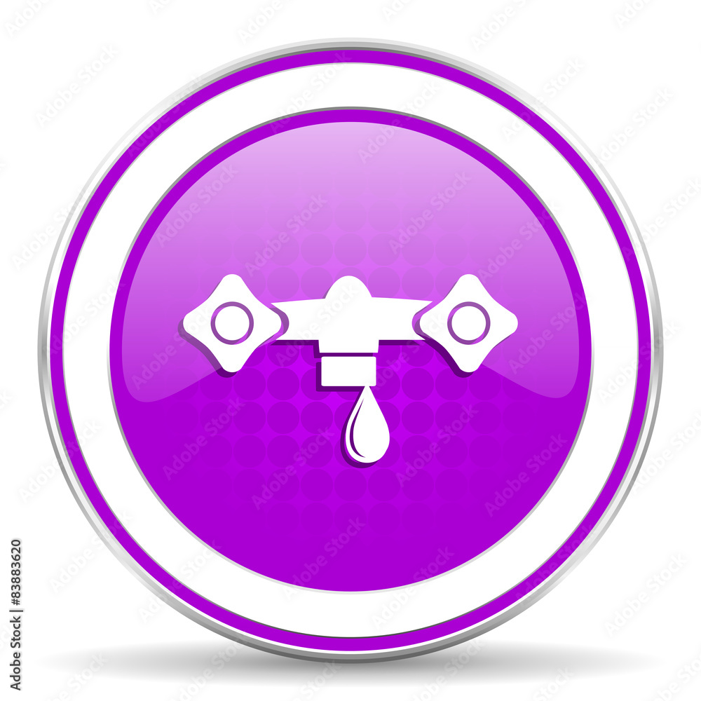 water violet icon hydraulics sign water violet icon hydraulics sign