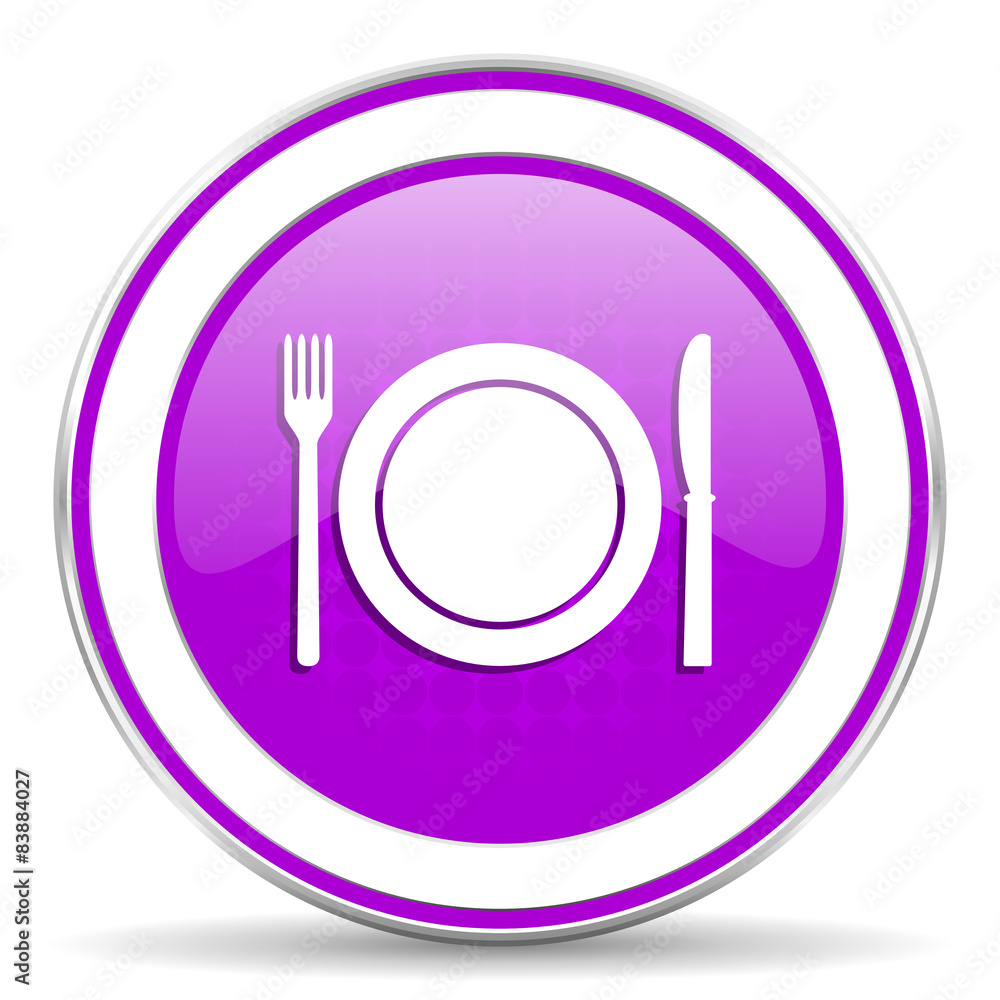 eat violet icon restaurant symbol eat violet icon restaurant symbol
