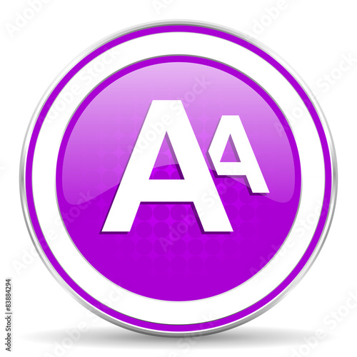 Free Download alphabet violet icon - GFXLoad
