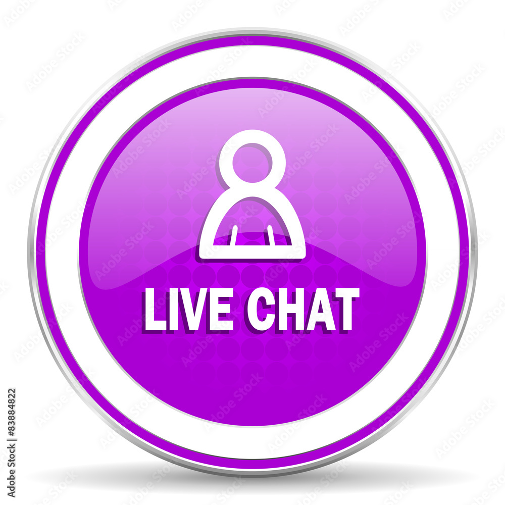 live chat violet icon live chat violet icon