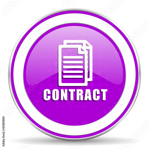 contract violet icon