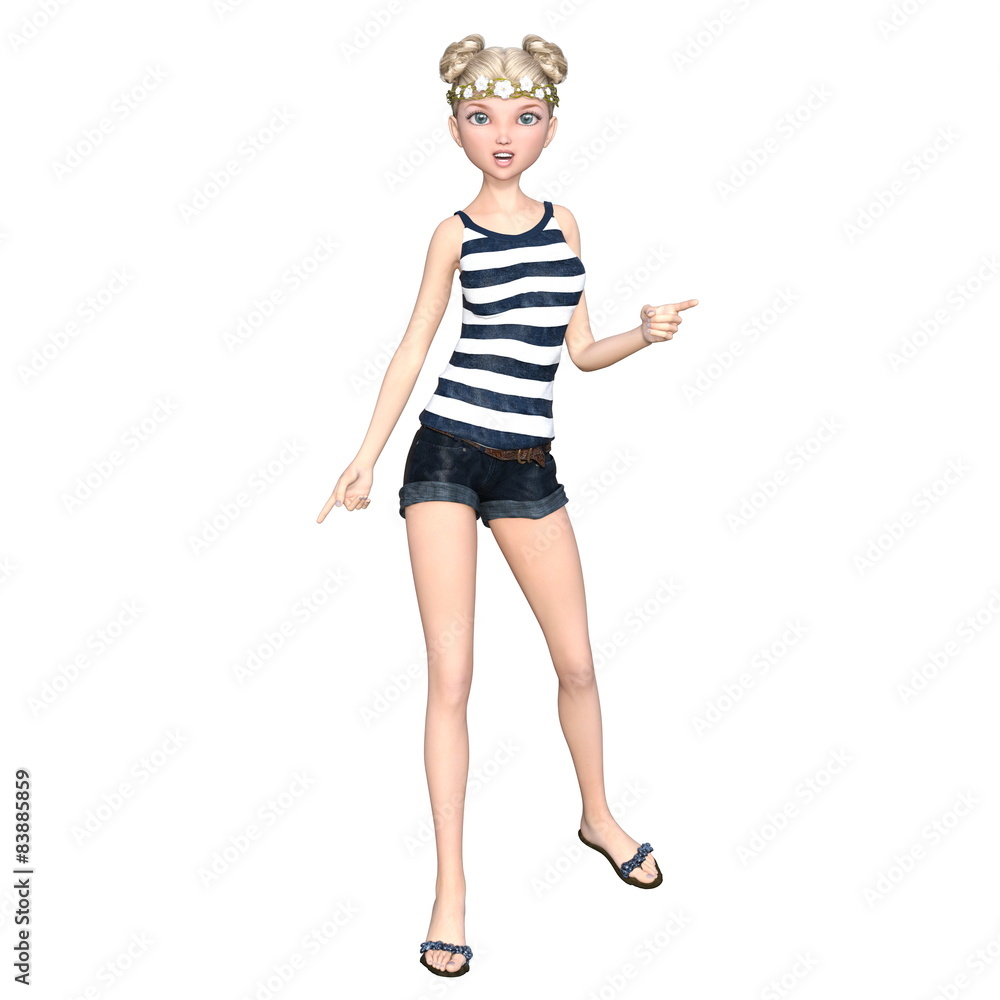 Fototapeta premium 若い女性 