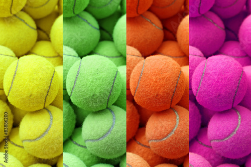 exotic color tennis ball © leisuretime70