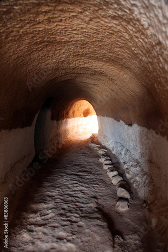 Fotografie Residential caves of troglodyte in Matmata, Tunisia, Africa