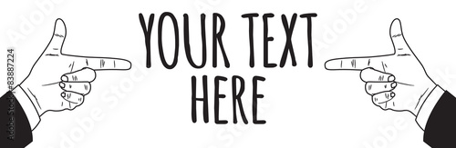 simple banner with copy space