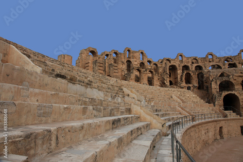 The amphitheater in El-Jem, Tunisia