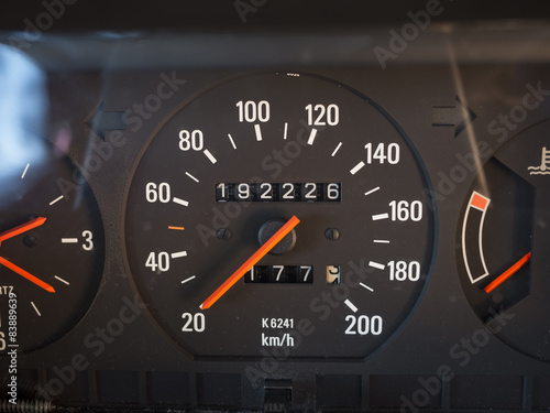 Bild auf Leinwand Car speedometer