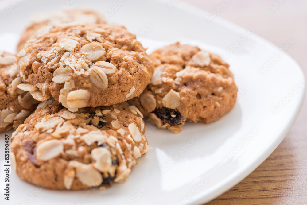 Soft oatmeal cookies. Soft oatmeal cookies.