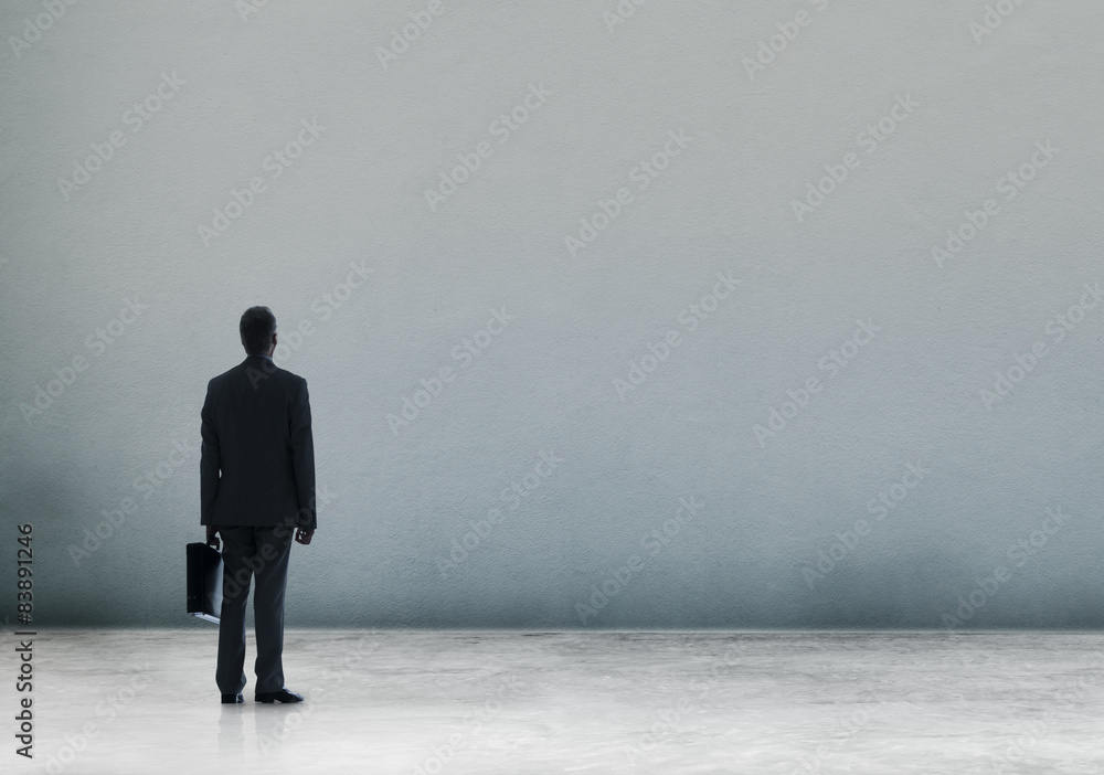 Businessman Professional Occupation Looking Standing Concept Businessman Professional Occupation Looking Standing Concept