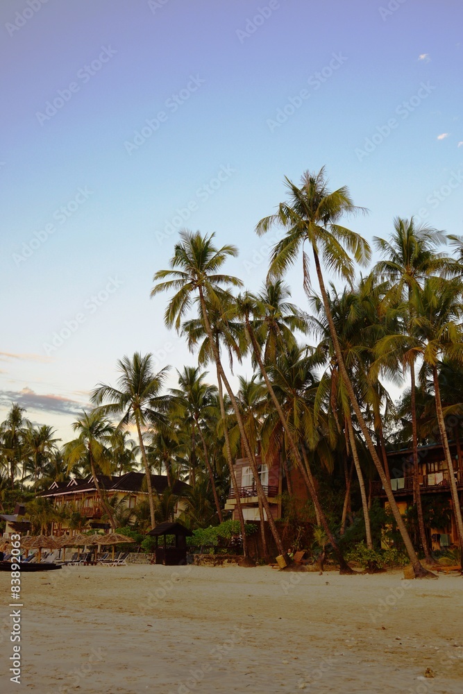 Obraz premium 秘境のビーチ ガパリビーチ