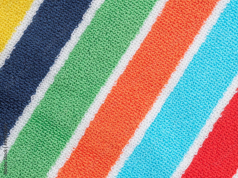 Beach towel background Beach towel background
