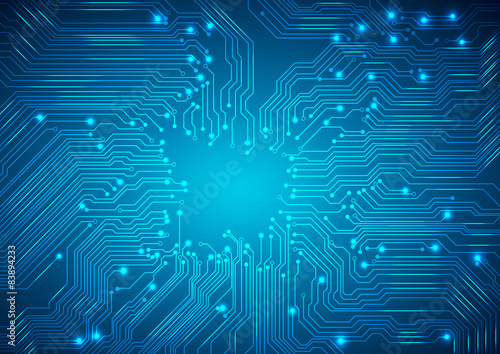 Vector. Digital technologies abstract background.