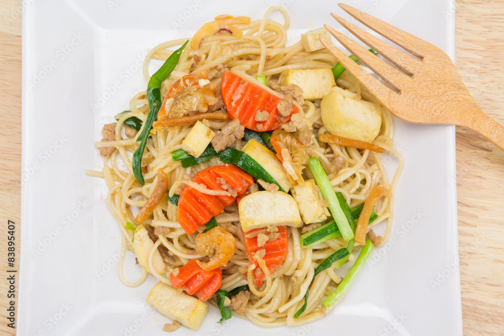 Stir-fried noodles, Chinese style