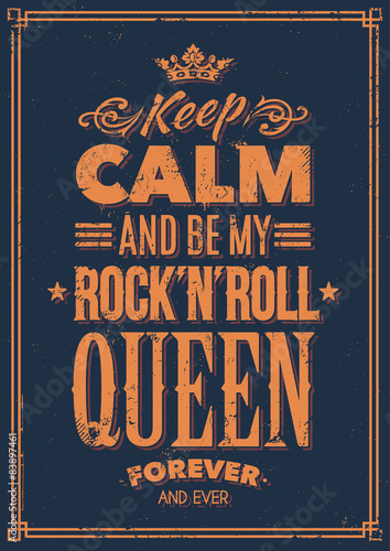 Rock Queen Typography