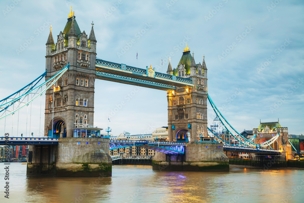 Tower bridge in London, Great Britain