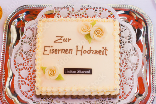 65 Jahre verheiratet - Eiserne Hochzeit