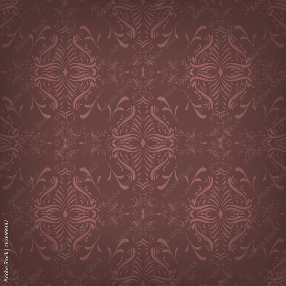 Vector seamless wallpaper with abstract pattern