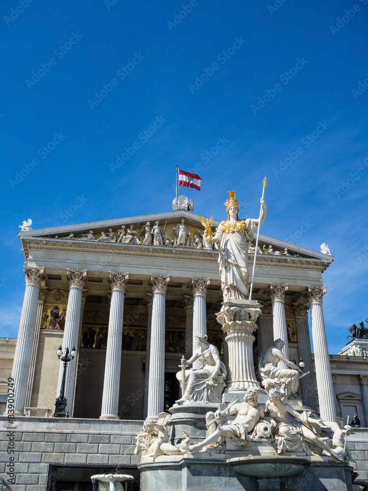 Fototapeta premium Österreich, Wien, Parlament