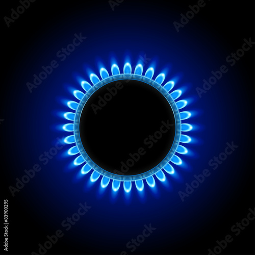 gas on dark