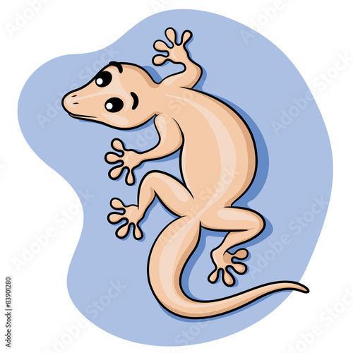 Lizard Cartoon
Illustration of cute cartoon lizard.