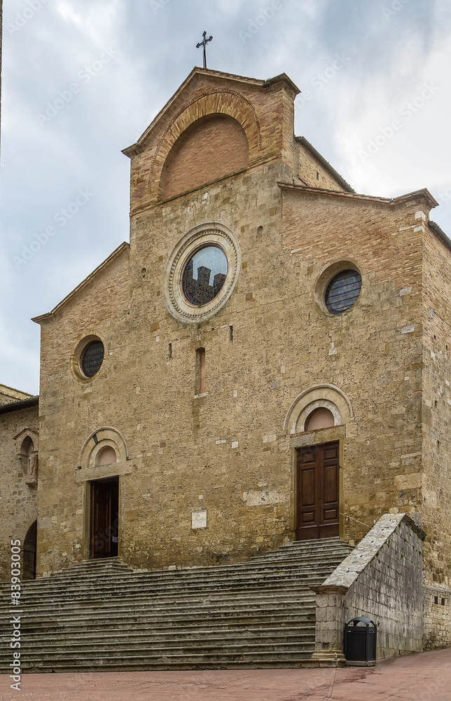 Fototapeta premium Collegiate Church of San Gimignano, Italy