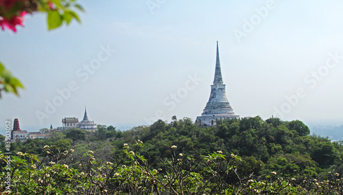 Temple on mountain photo