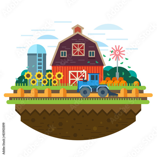 Farm landscape
