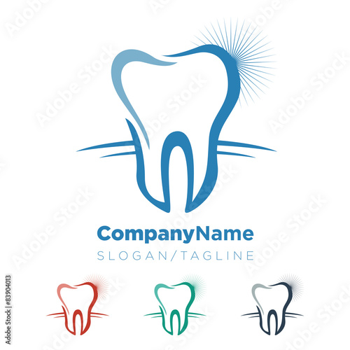 Dentist Dental Tooth vector logo icon