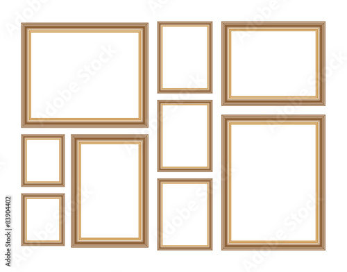 Picture photo frames vector