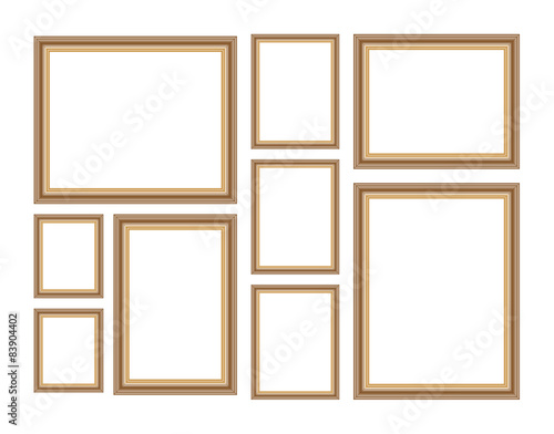 Picture photo frames vector