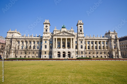 Ethnographic Museum building in Budapest, Hungary