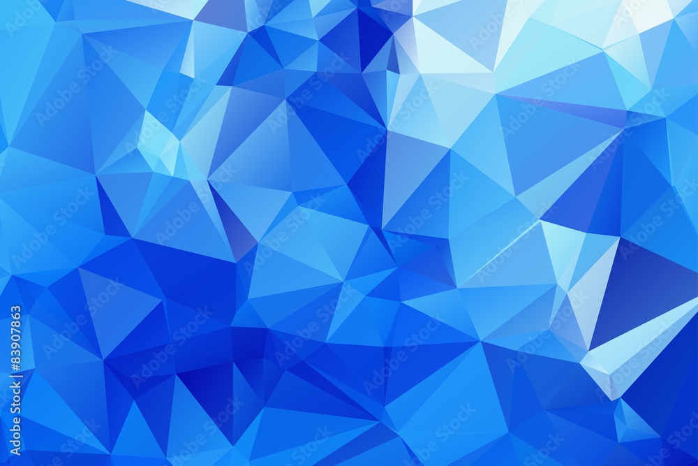 Blue Triangular Background Blue Triangular Background