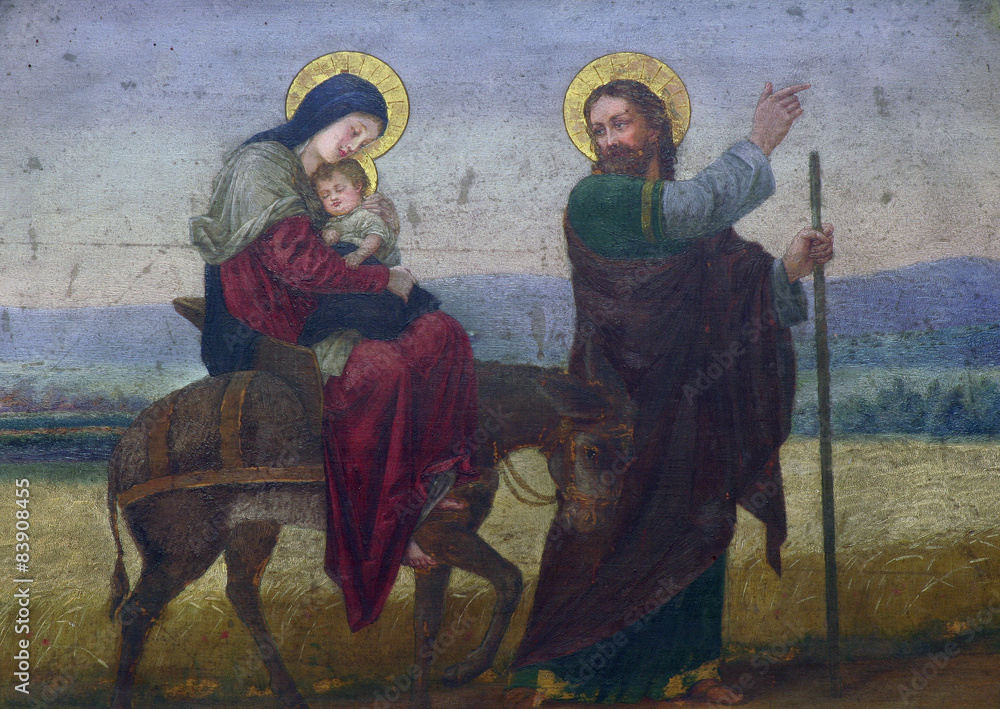 Obraz premium Flight to Egypt