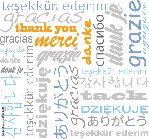 Thank you tagcloud