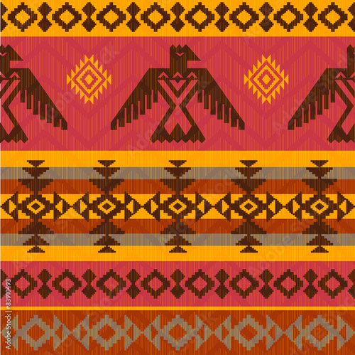 Eagles ethnic style pattern