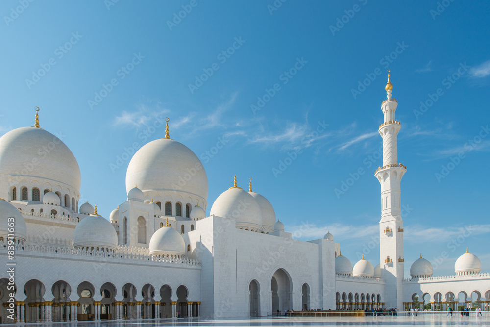 Obraz premium Sheikh Zayed Mosque in Abu Dhabi