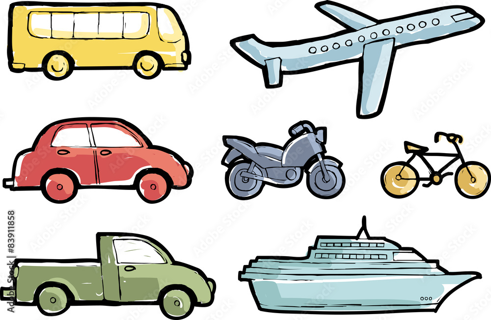 Transport doodle Transport doodle