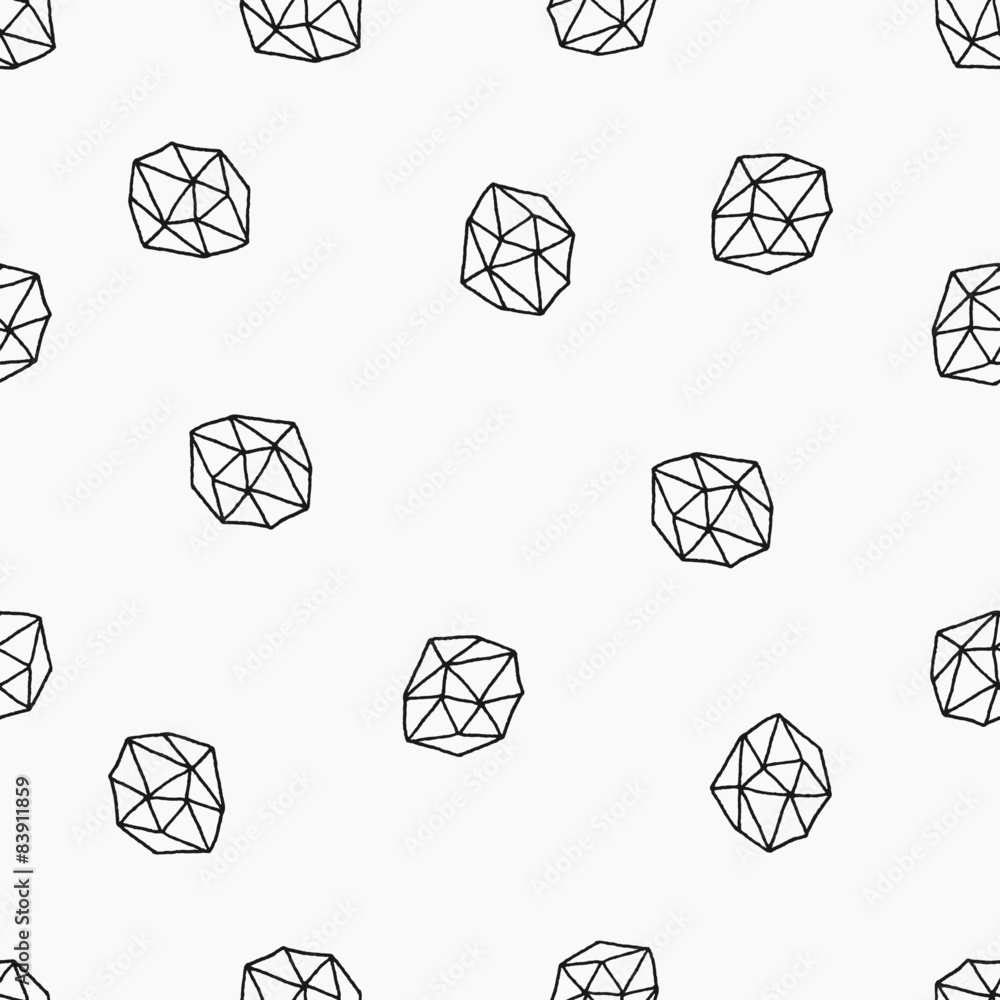 Abstract Polygons Seamless Pattern Abstract Polygons Seamless Pattern