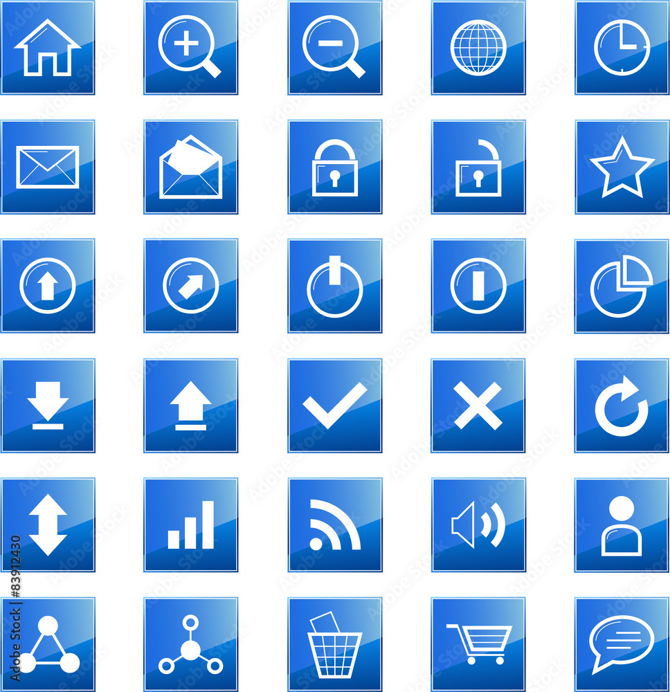 Web icons