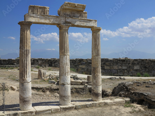Columns and ruins of ancient Artemis temple