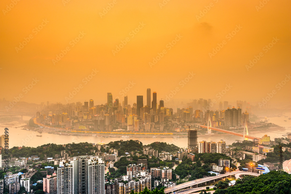 Obraz premium Chongqing Skyline