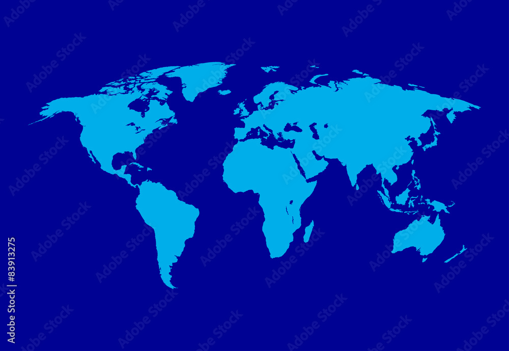 World map vector illustration